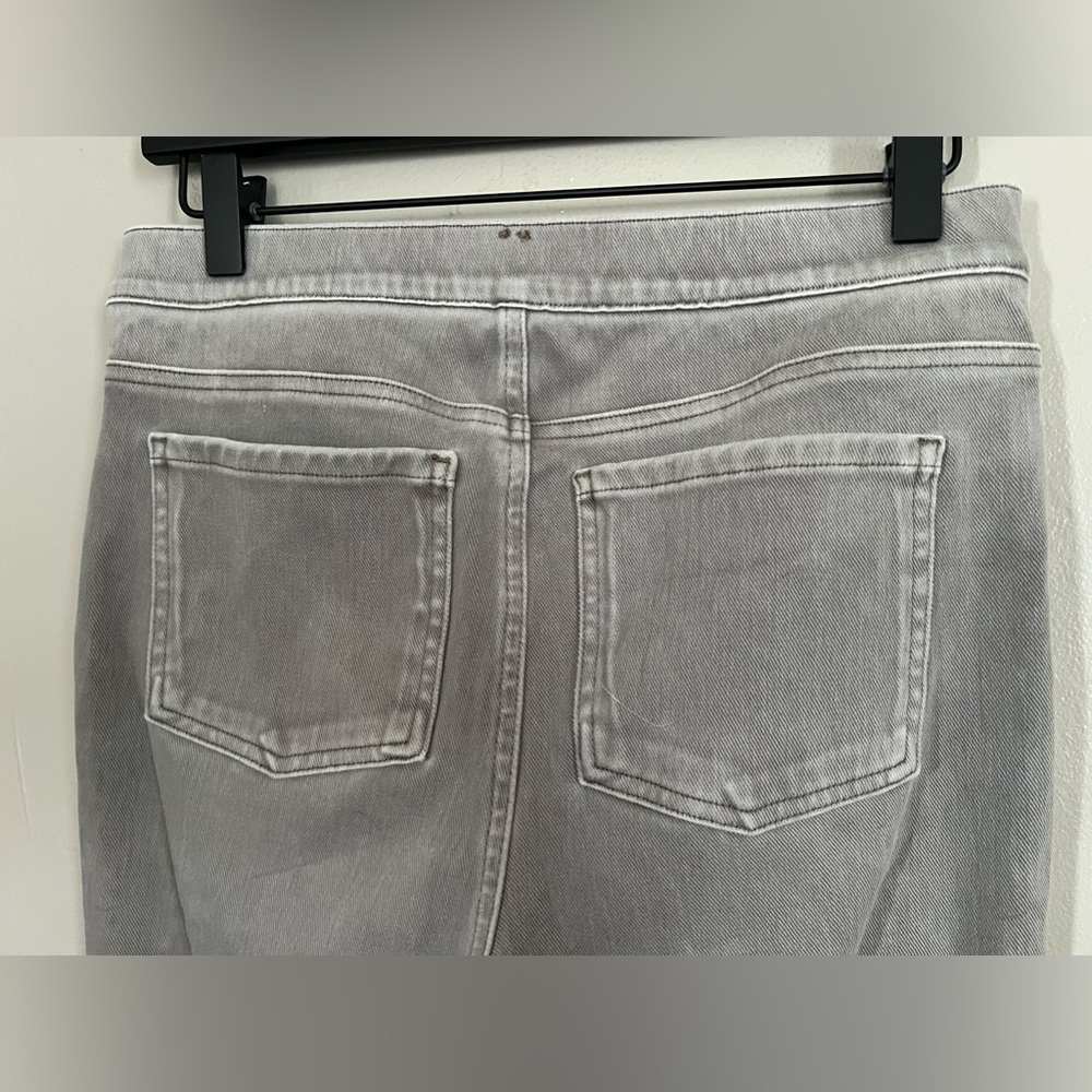 Spanx Skinny Jean-ish Ankle Leggings Gray Pull On Slimming Size L - Picture 4 of 5